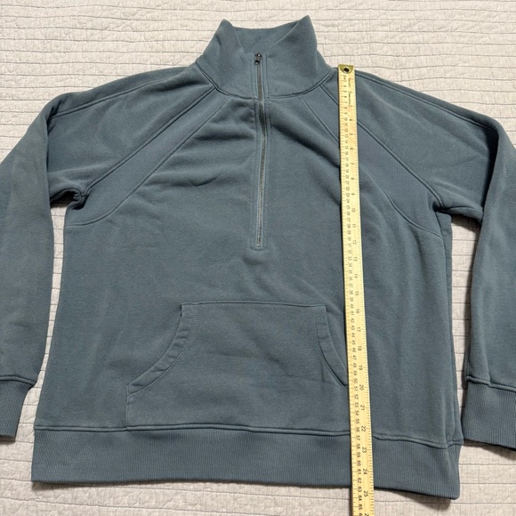 BKE Women's Quarter Zip Pullover Dark Slate Slate Size Large - Picture 4 of 8